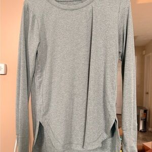 Athleta Women's Heather green/Gray Long Sleeve Top